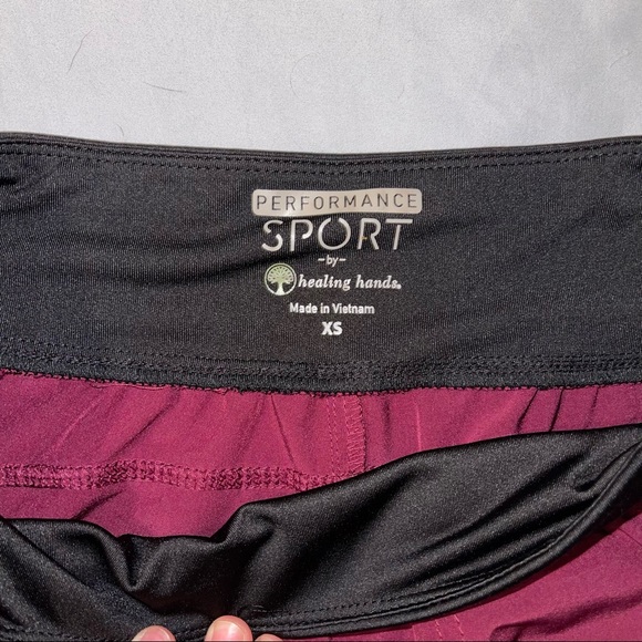 Healing Hands Burgundy Scrub Pants - Picture 2 of 3